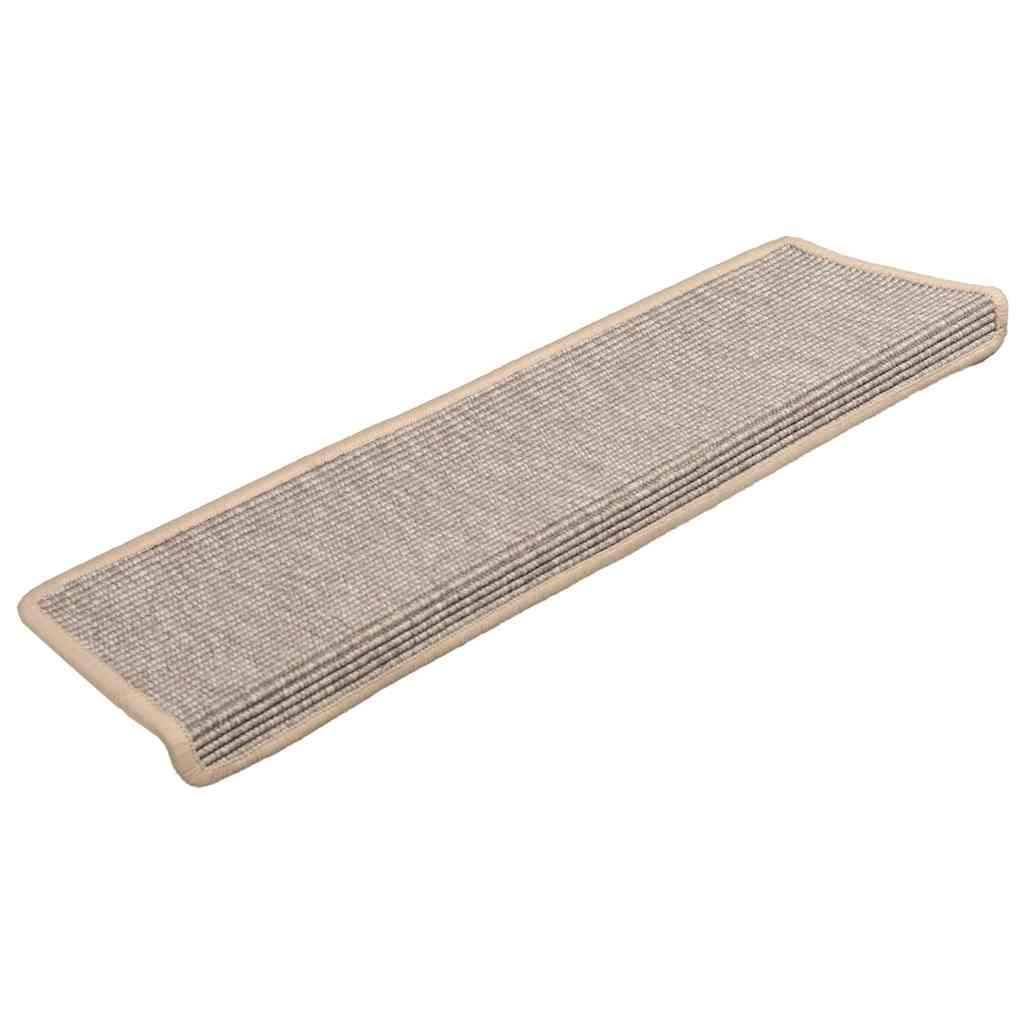 Stufenmatten 15 Stk. 65x21x4 cm Silber Rechteckiger Rand