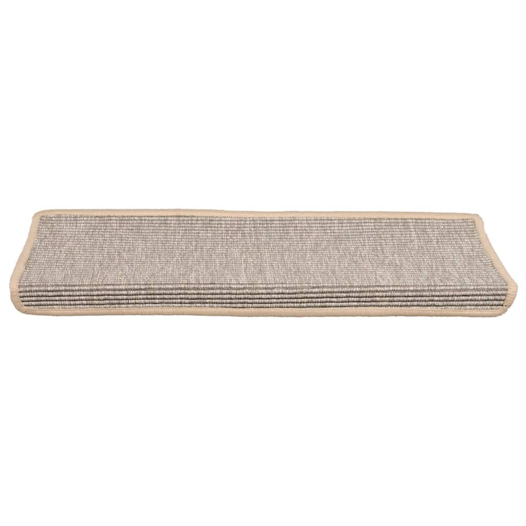 Stufenmatten 15 Stk. 65x21x4 cm Silber Rechteckiger Rand