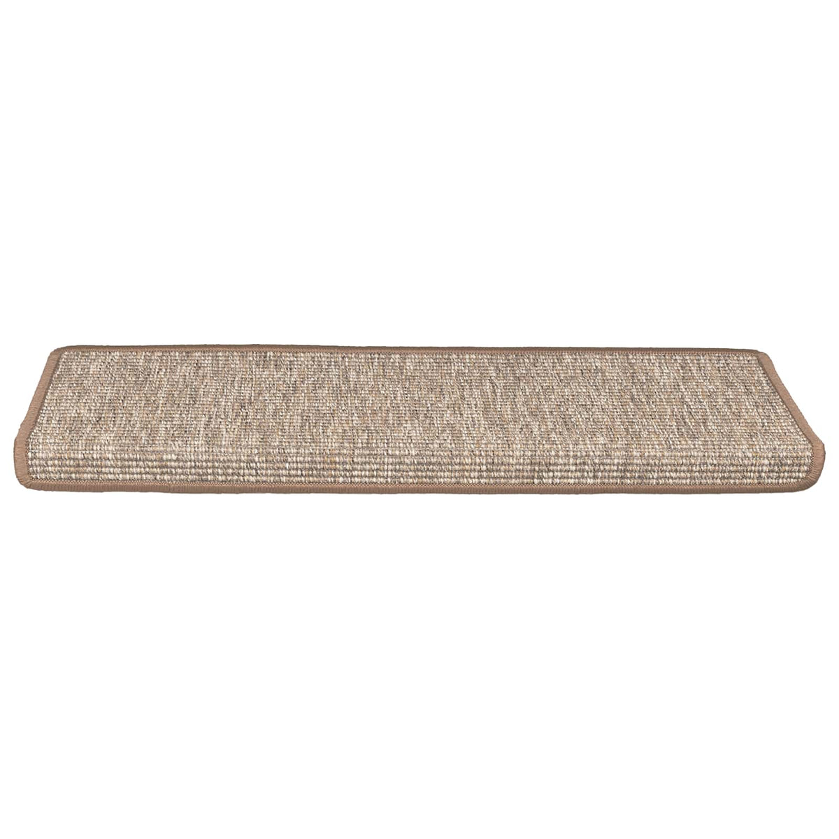 Stufenmatten 15 Stk. 65x21x4 cm Hellbraun Rechteckiger Rand