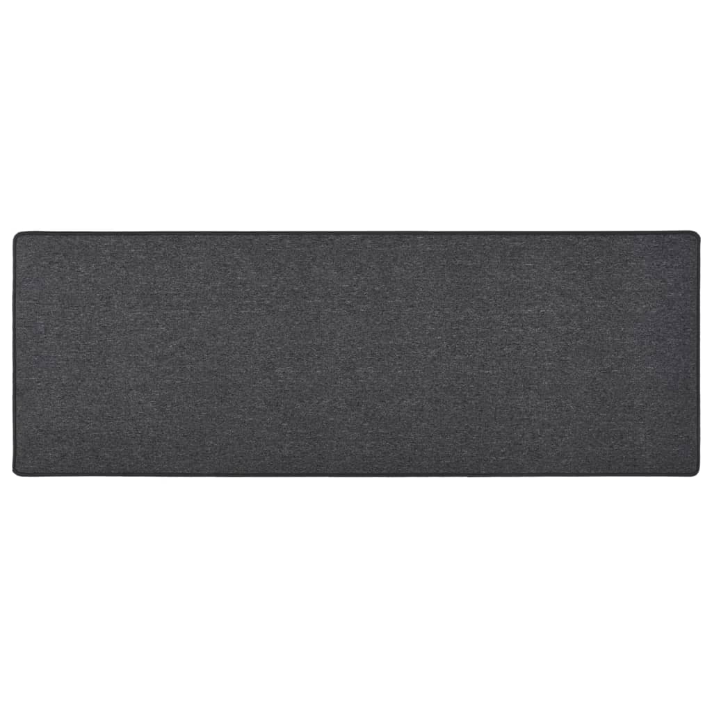Teppichläufer Anthrazit 80x250 cm