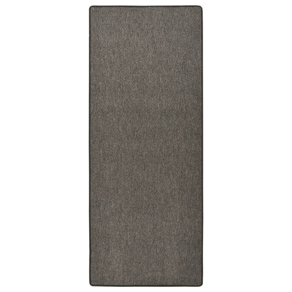 Teppichläufer Sisal-Optik Anthrazit 80x200 cm