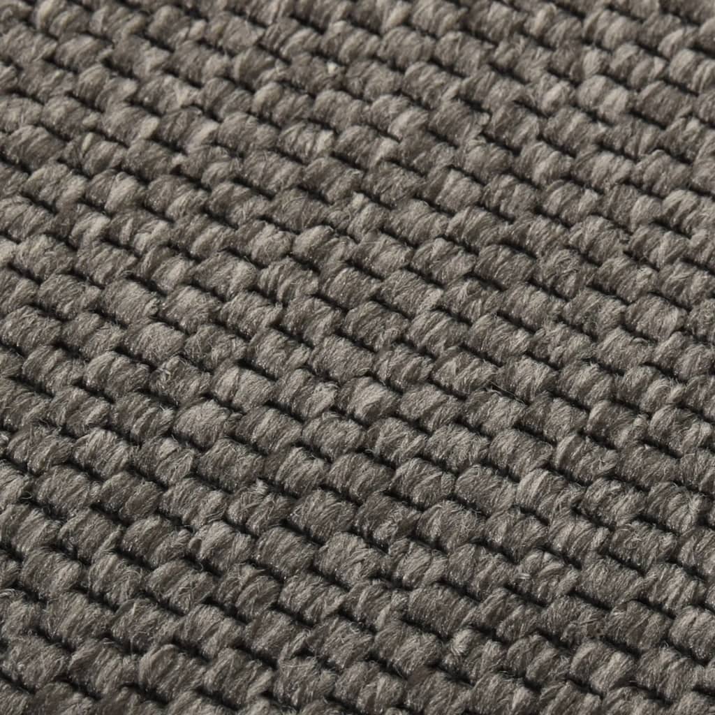 Teppichläufer Sisal-Optik Anthrazit 80x200 cm