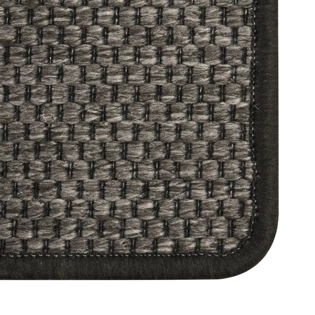 Teppichläufer Sisal-Optik Anthrazit 80x250 cm