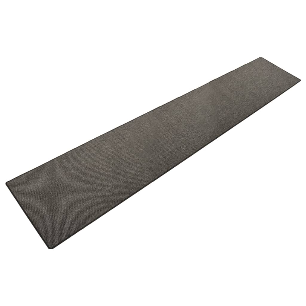 Teppichläufer Sisal-Optik Anthrazit 80x400 cm