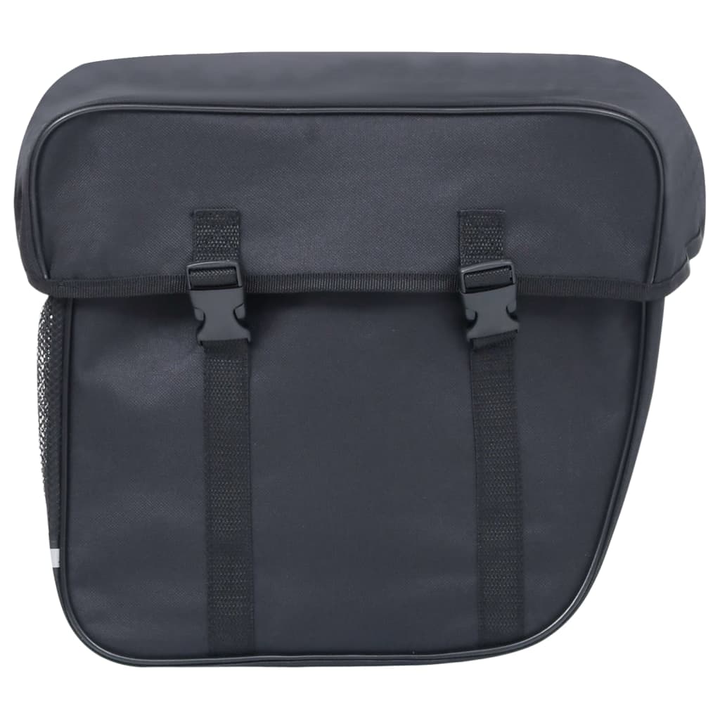 Sacoche de vélo double pour porte-bagages étanche 35 L noir