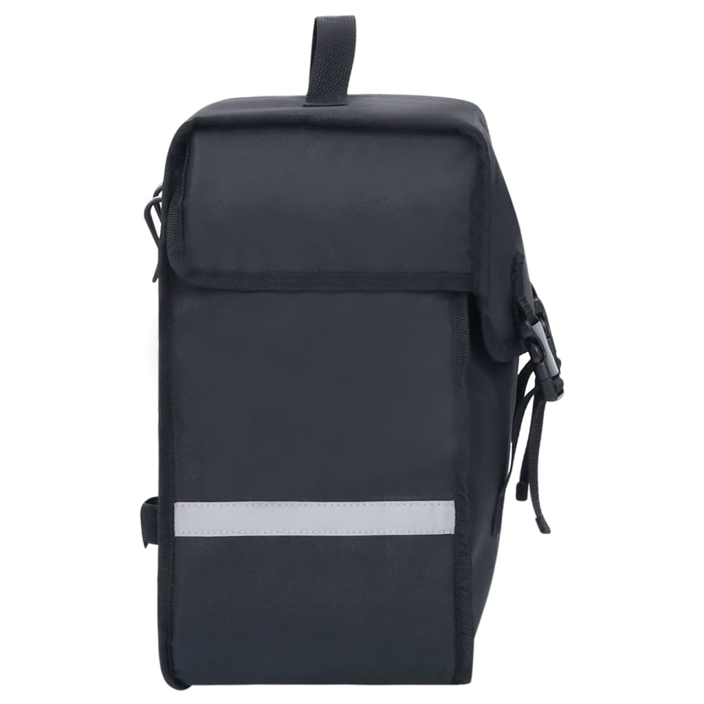 Sacoche de vélo pour porte-bagages étanche 21 L noir