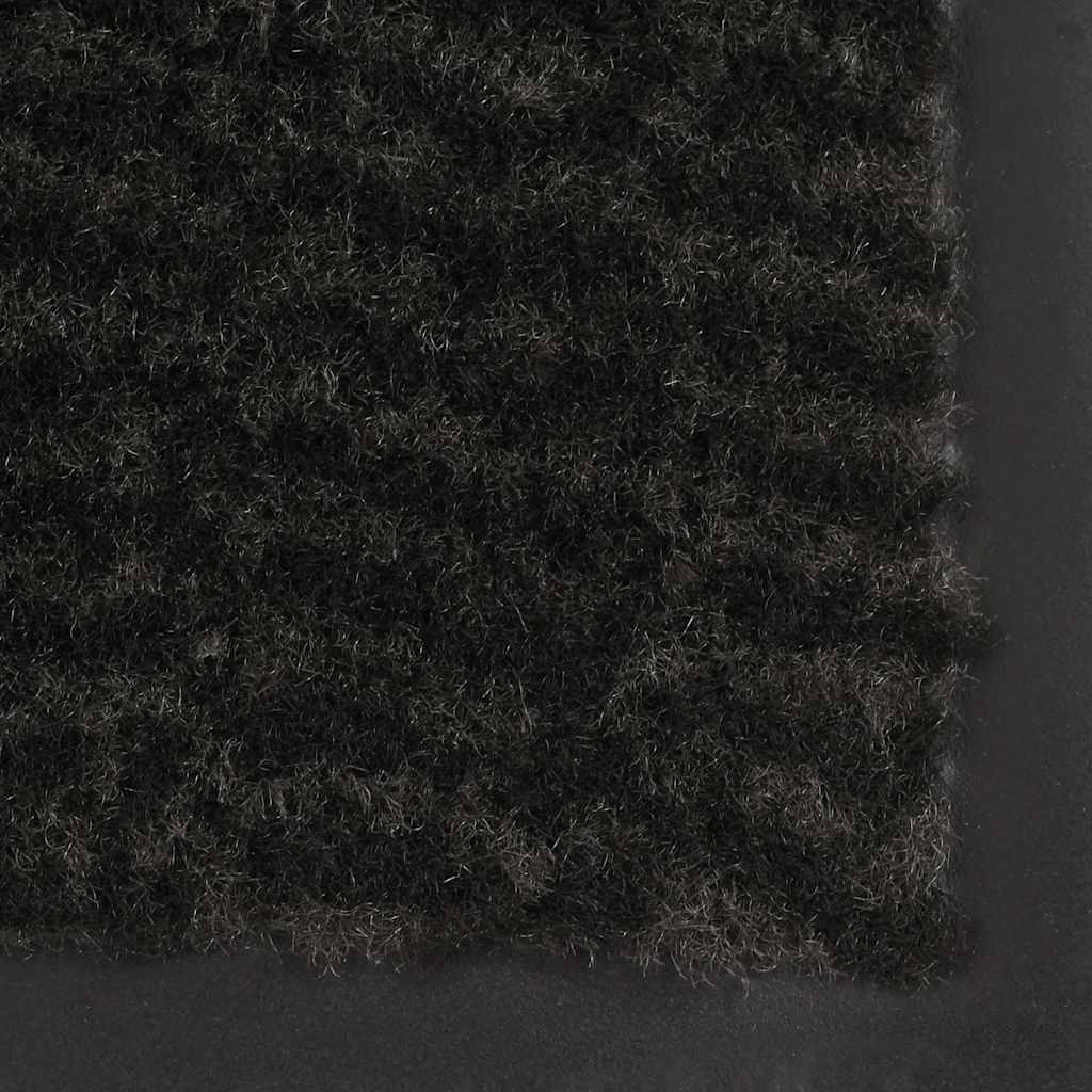 Fußmatte getuftet 60x180 cm Schwarz