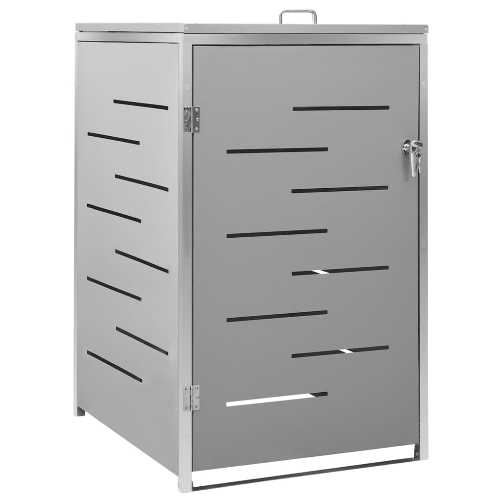Mülltonnenbox für 1 Tonne 69x77,5x115 cm Edelstahl