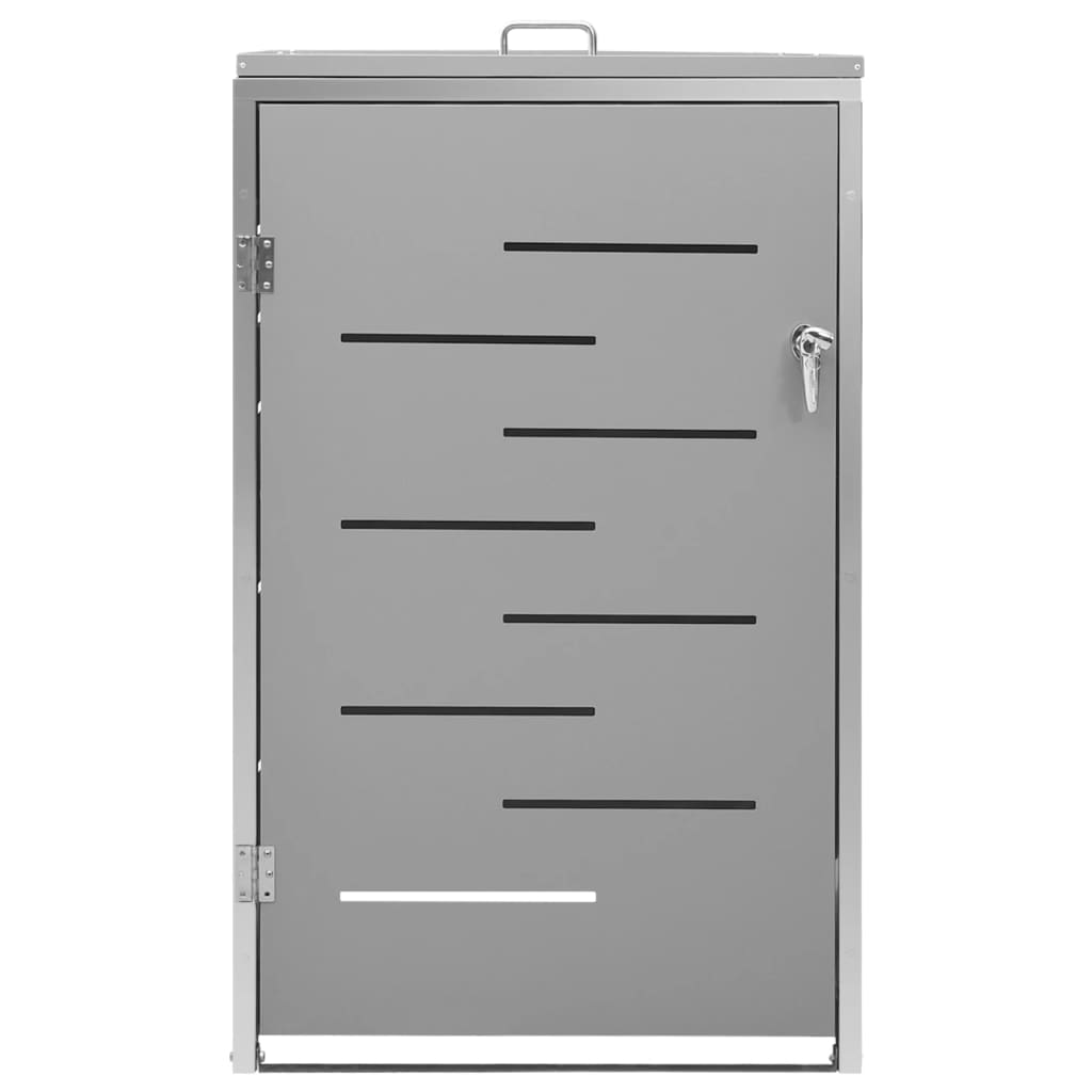 Mülltonnenbox für 1 Tonne 69x77,5x115 cm Edelstahl