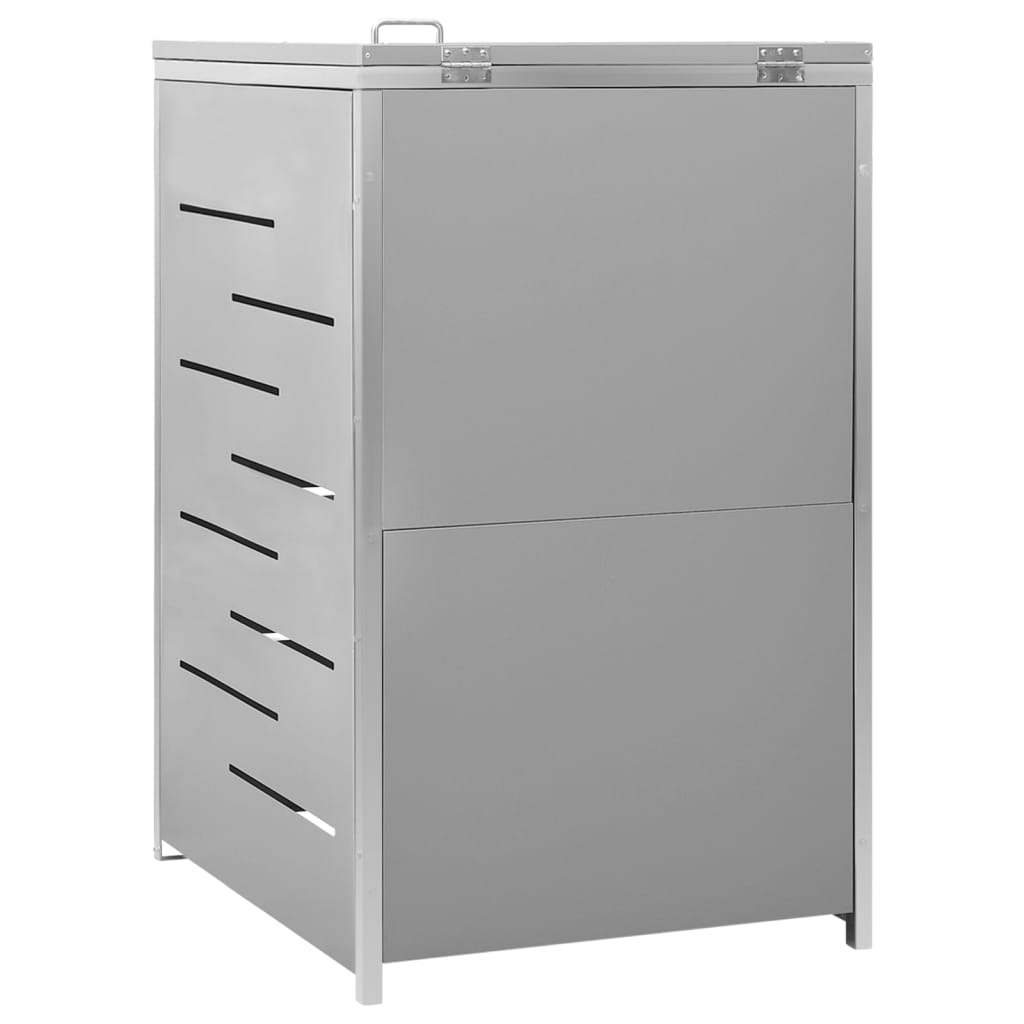 Mülltonnenbox für 1 Tonne 69x77,5x115 cm Edelstahl