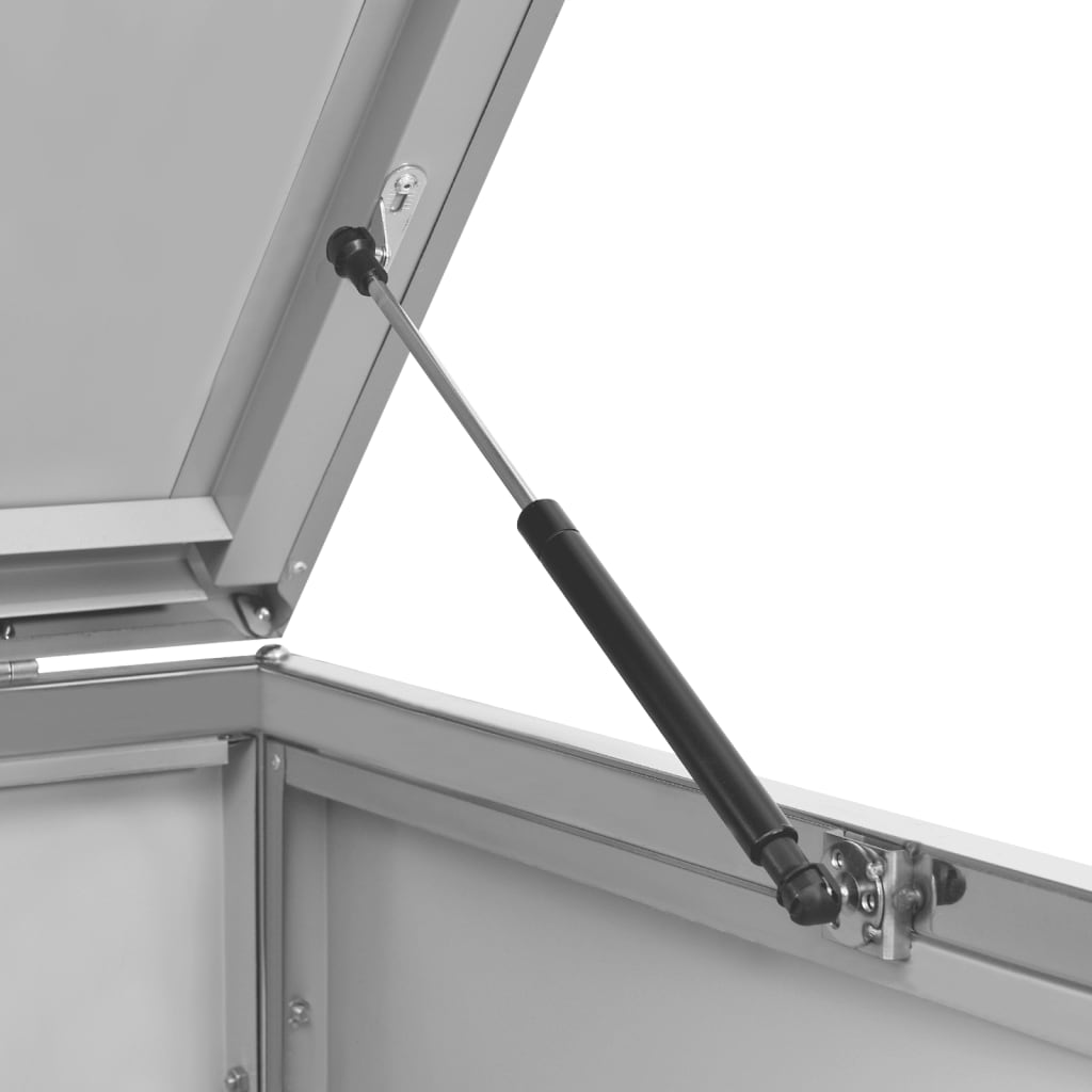 Mülltonnenbox für 1 Tonne 69x77,5x115 cm Edelstahl