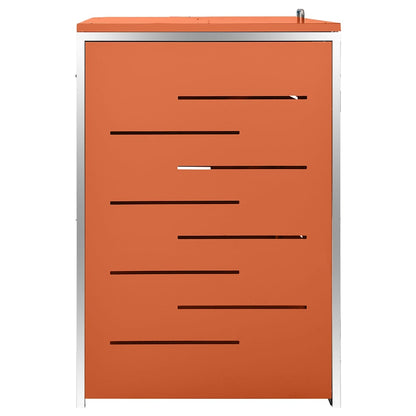 Mülltonnenbox für 3 Tonnen 207x77,5x115 cm Edelstahl