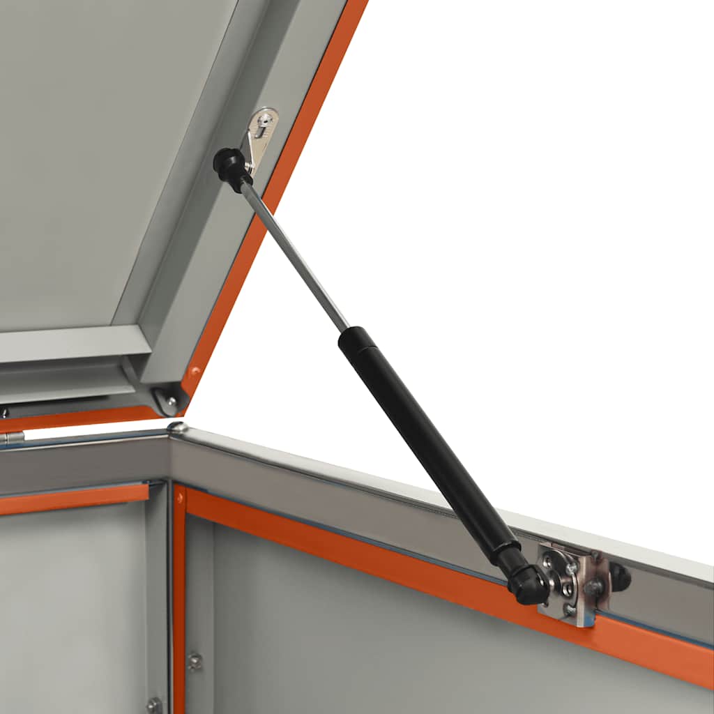 Mülltonnenbox für 3 Tonnen 207x77,5x115 cm Edelstahl
