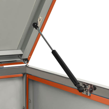 Mülltonnenbox für 3 Tonnen 207x77,5x115 cm Edelstahl
