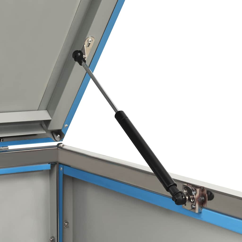 Mülltonnenbox für 3 Tonnen 207x77,5x115 cm Edelstahl