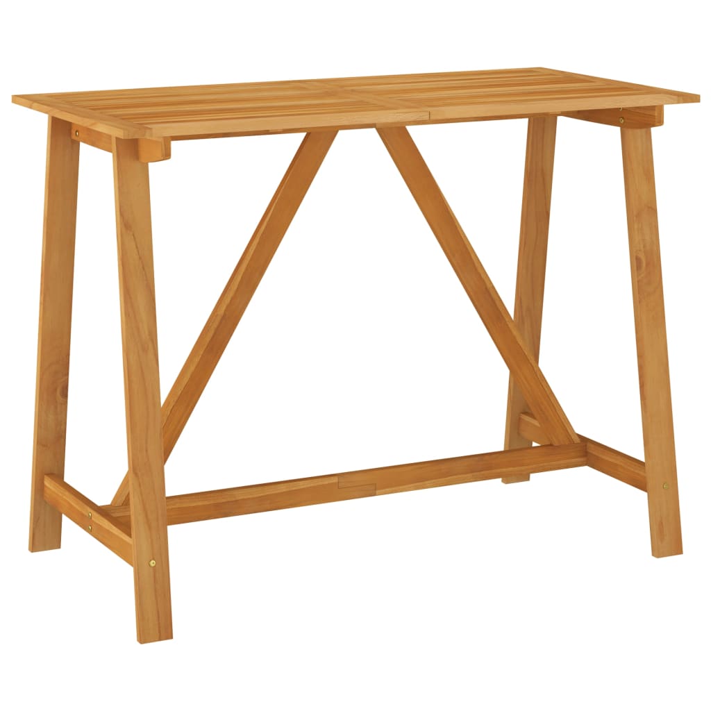 5-piece garden bar set with cushions, brown