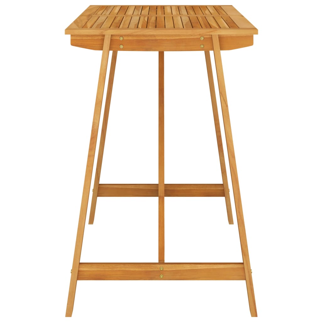 5-piece garden bar set with cushions, brown