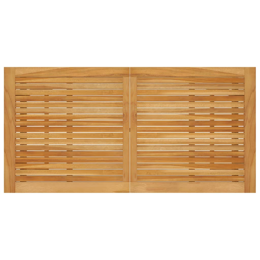 5-piece garden bar set with cushions, brown