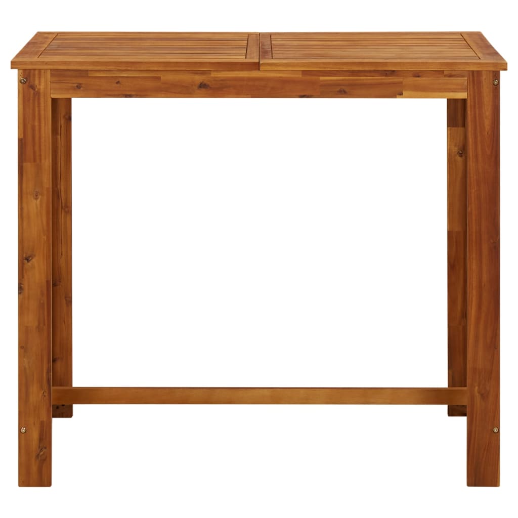 5-piece garden bar set with cushions, brown
