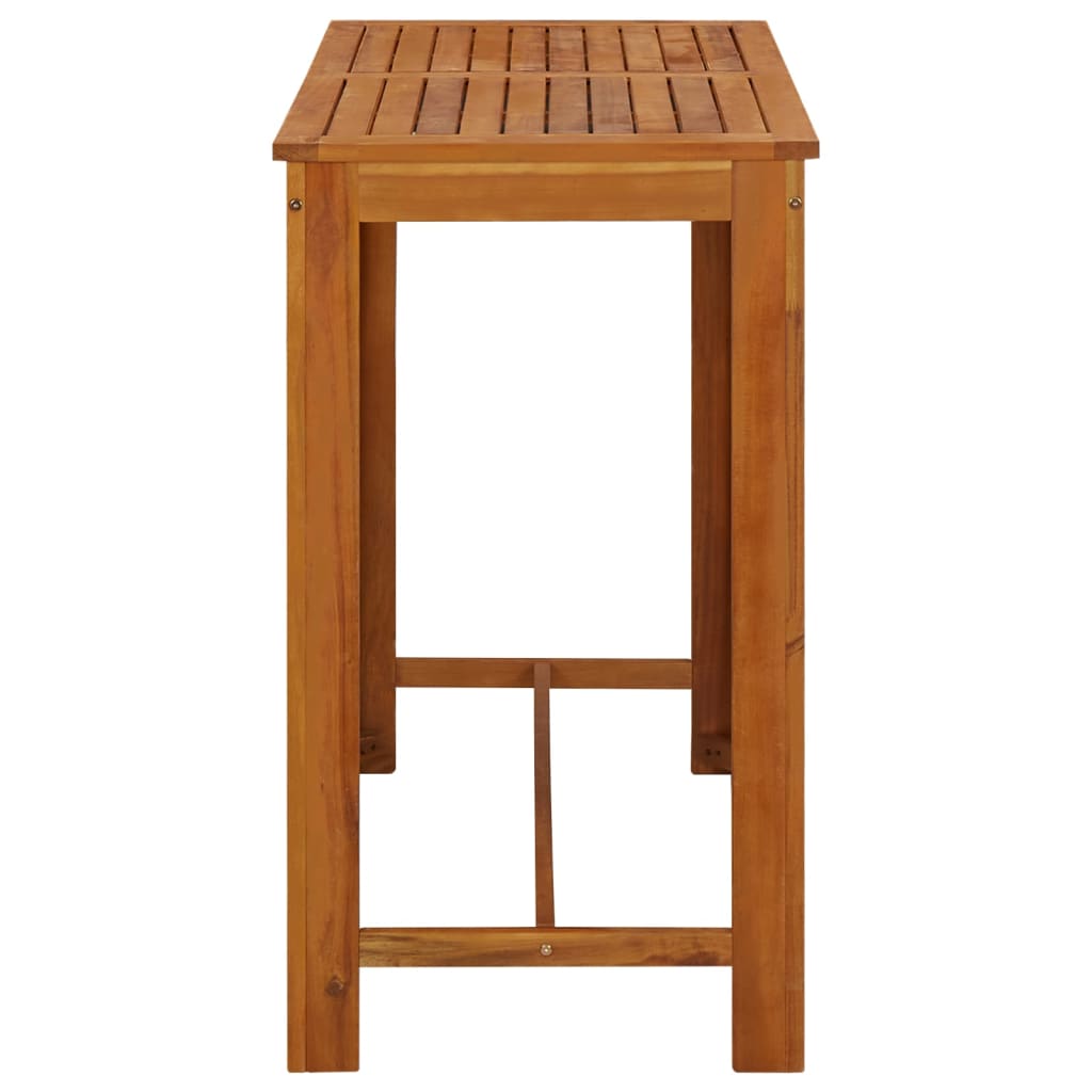 5-piece garden bar set with cushions, brown