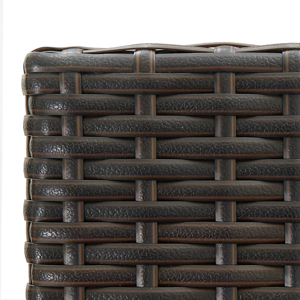 5-piece garden bar set brown
