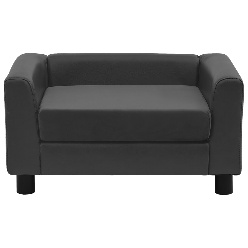 Hundesofa Schaumstoffkissen 60x43x30 cm Plüsch & Kunstleder