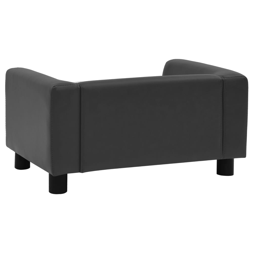 Hundesofa Schaumstoffkissen 60x43x30 cm Plüsch & Kunstleder