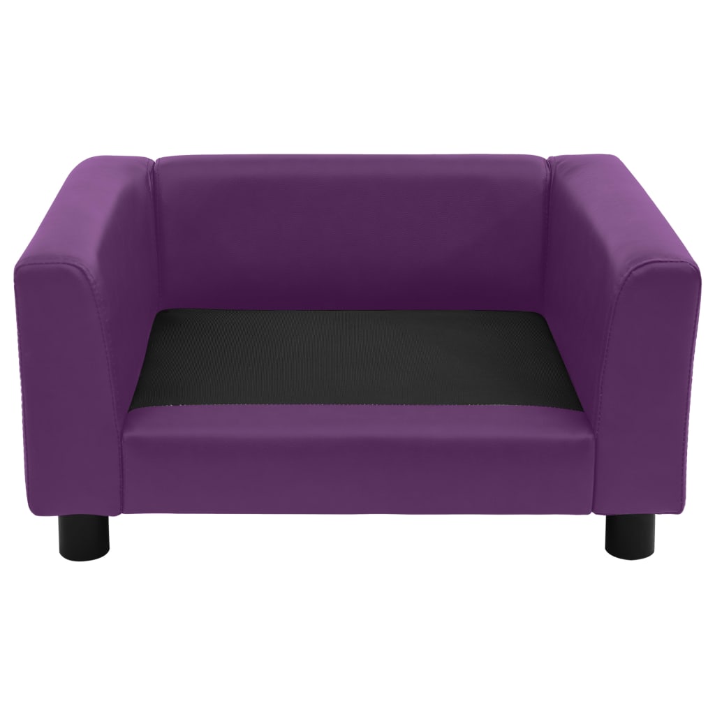 Hundesofa Schaumstoffkissen 60x43x30cm Plüsch Kunstleder
