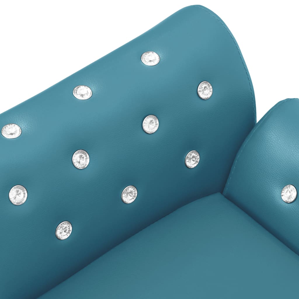 Hundesofa Türkis 83x45x42 cm Kunstleder