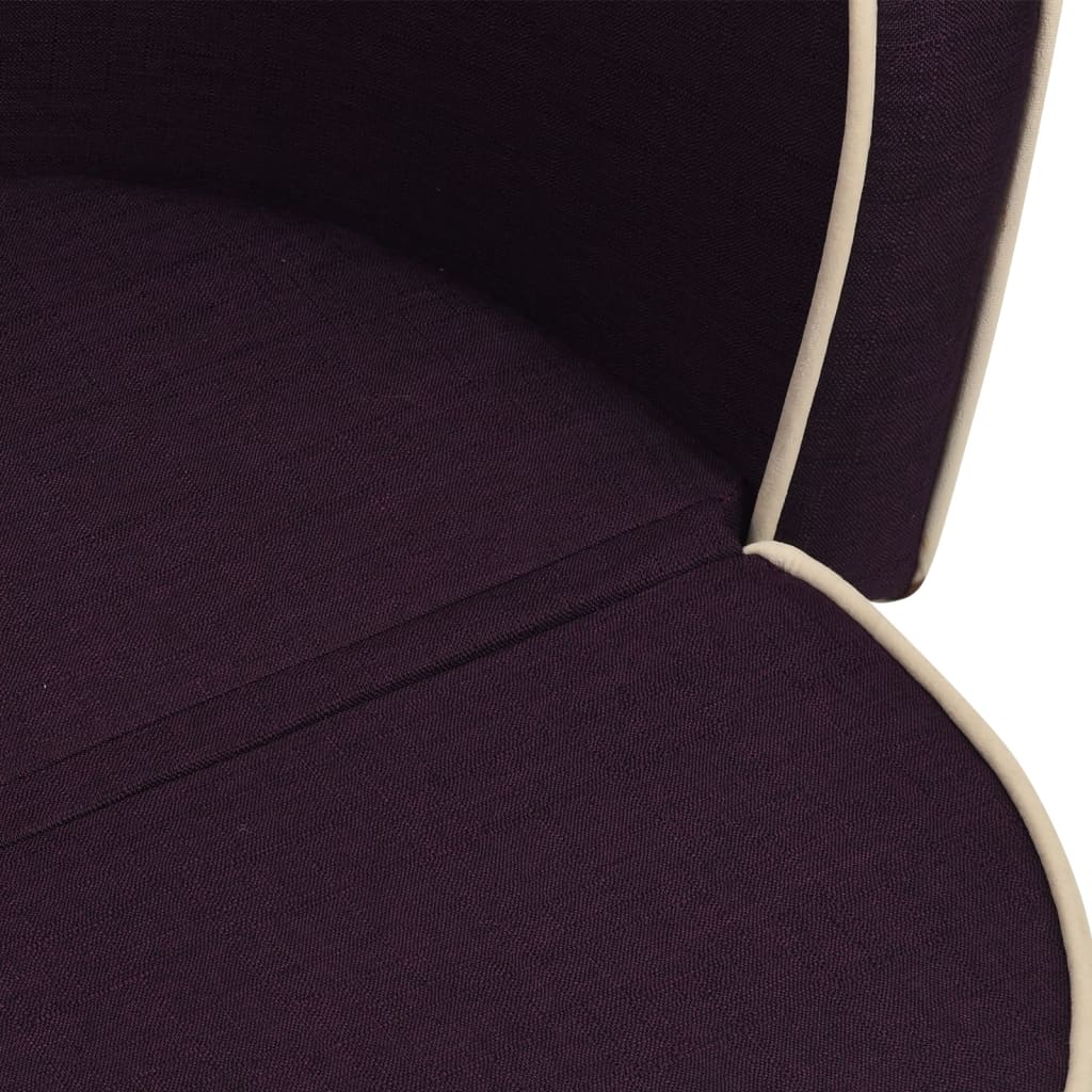 Hundesofa Klappbar Burgunderrot 76x71x30 cm Leinen Kissen