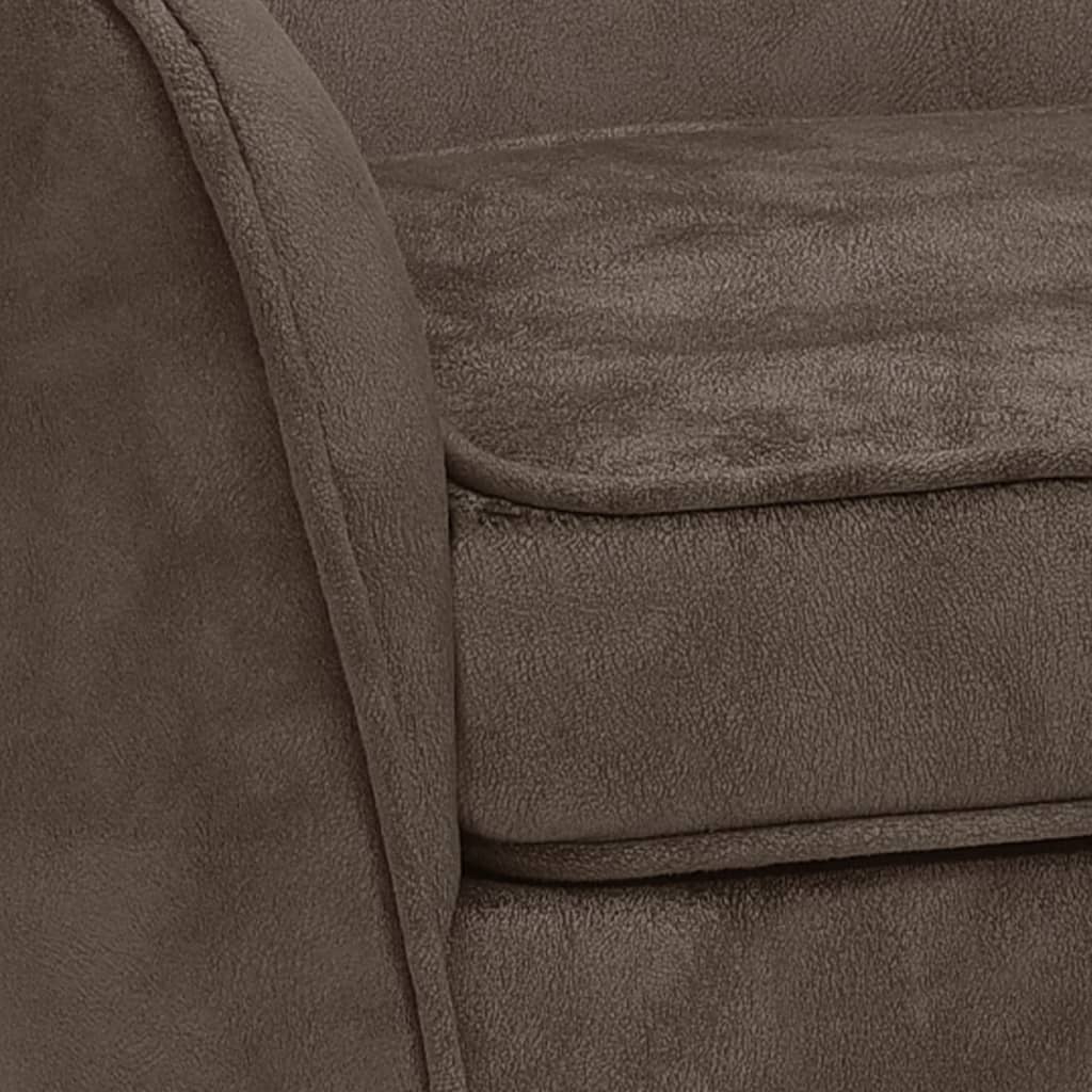 Hundesofa Braun 66x43x40 cm Plüsch
