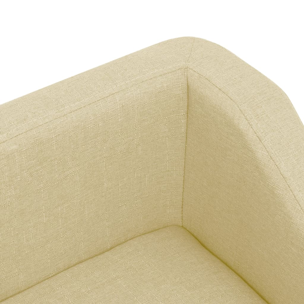 Hundesofa Creme 85x50x39 cm Leinen