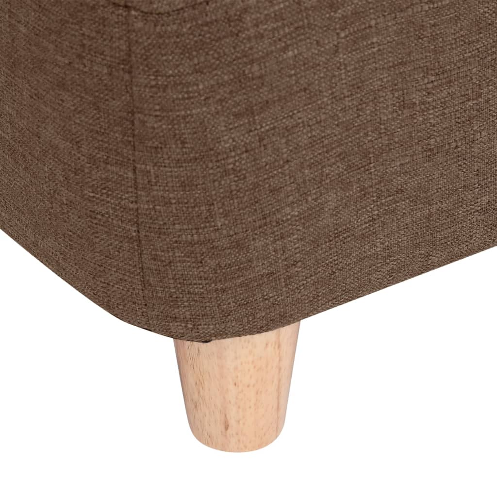 Hundesofa Braun 95x63x39 cm Leinen