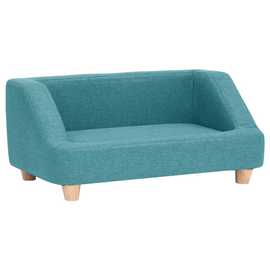 Hundesofa Türkis 95x63x39 cm Leinen