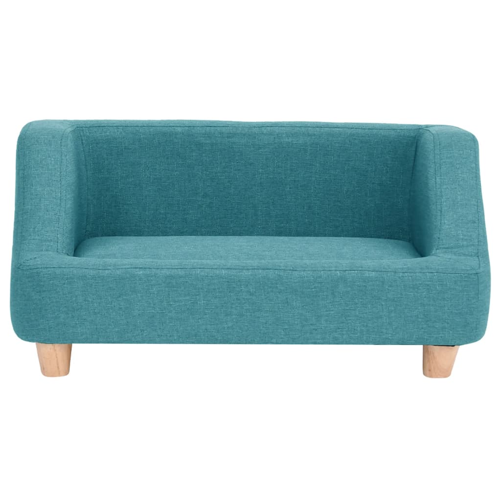 Hundesofa Türkis 95x63x39 cm Leinen