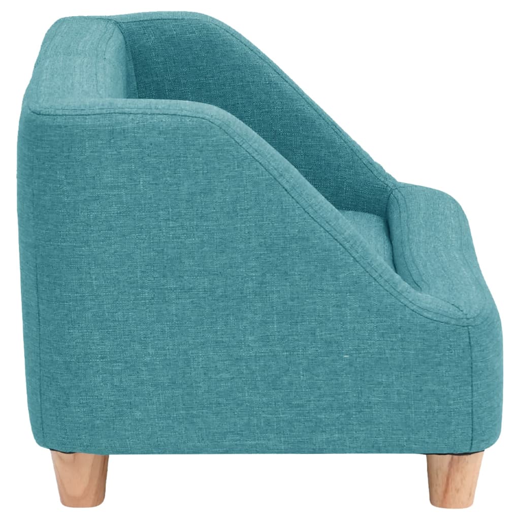 Hundesofa Türkis 95x63x39 cm Leinen