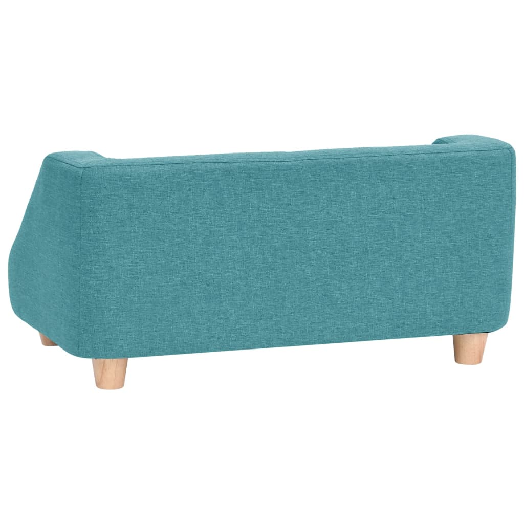 Hundesofa Türkis 95x63x39 cm Leinen