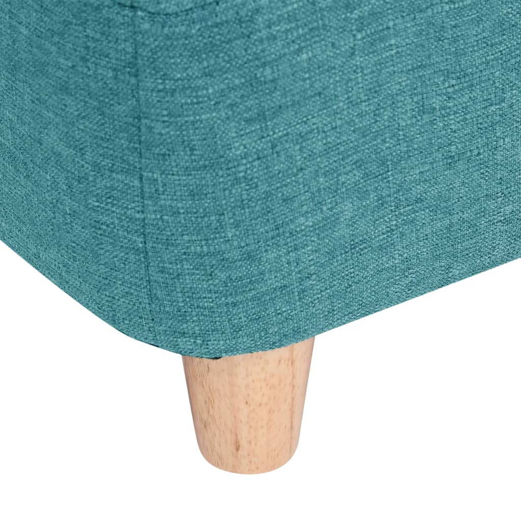 Hundesofa Türkis 95x63x39 cm Leinen