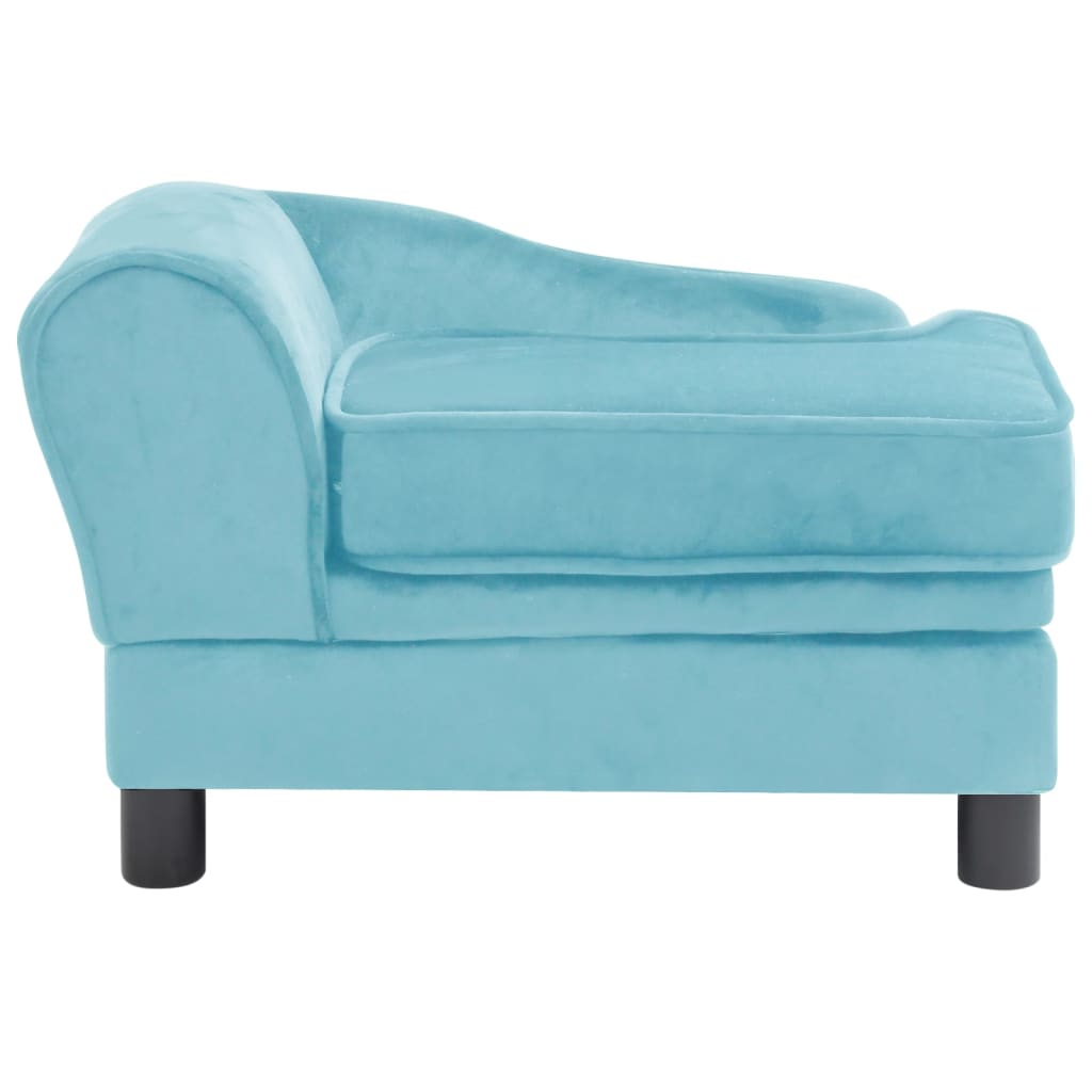 Hundesofa Türkis 57x34x36 cm Plüsch