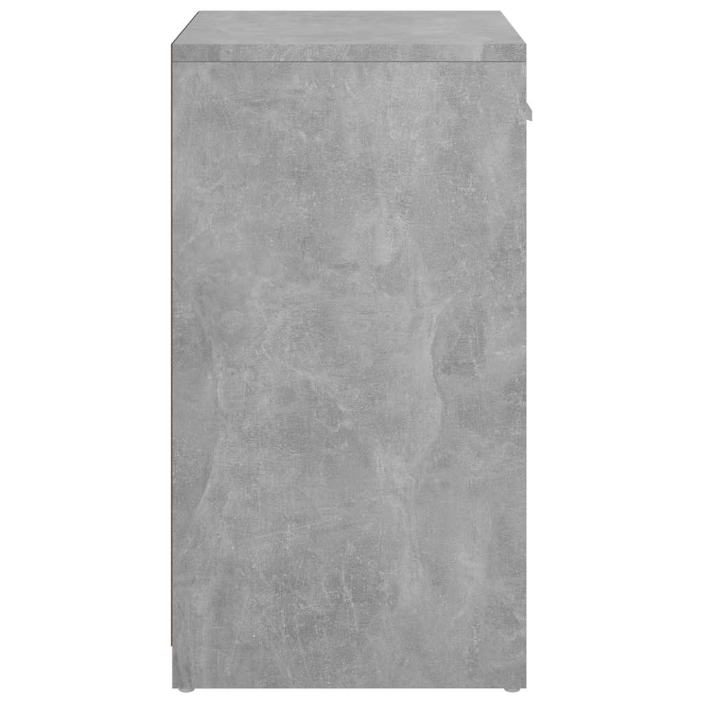 Schuhbank Betongrau 94,5x31x57 cm Holzwerkstoff