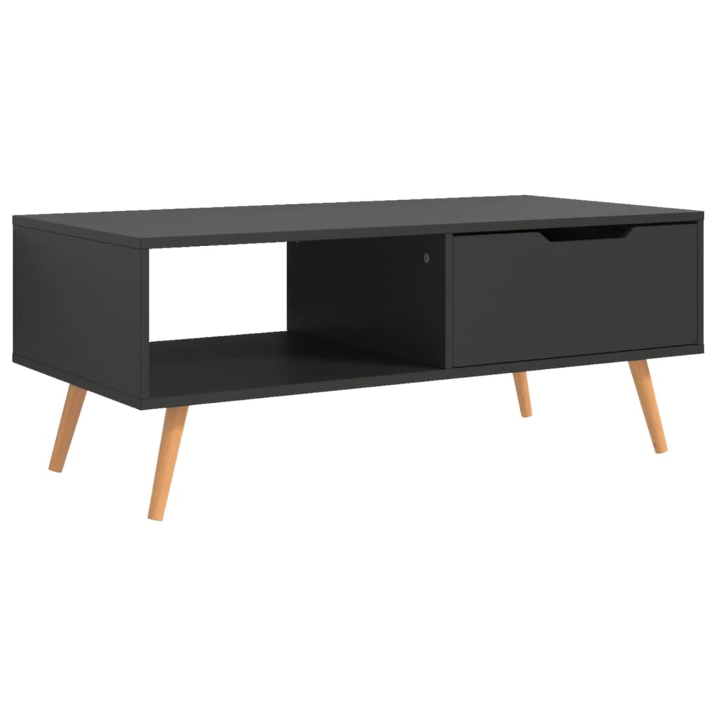 Table basse grise 100x49,5x43 cm en bois