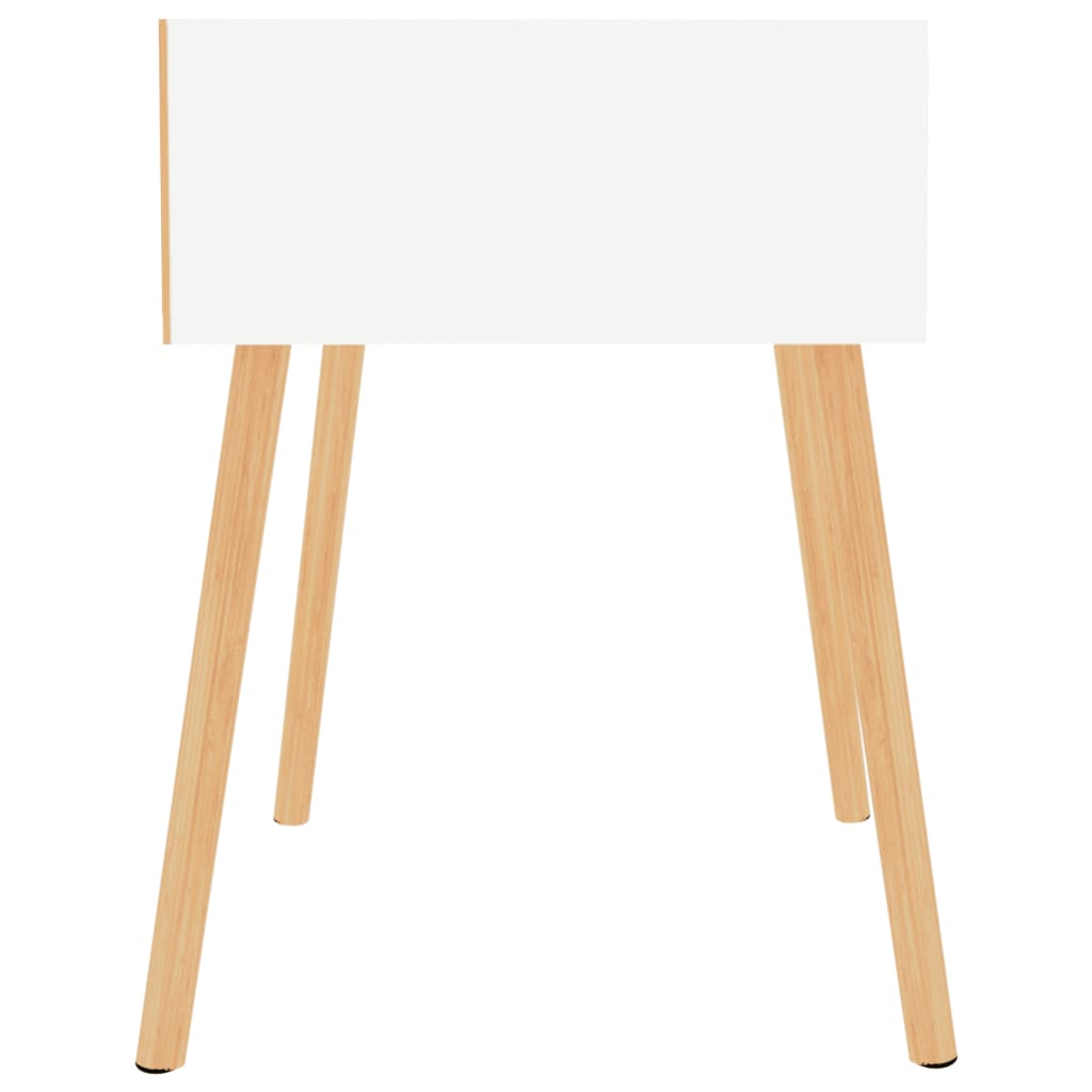 Nachttische 2 Stk. Weiß 40x40x56 cm Holzwerkstoff
