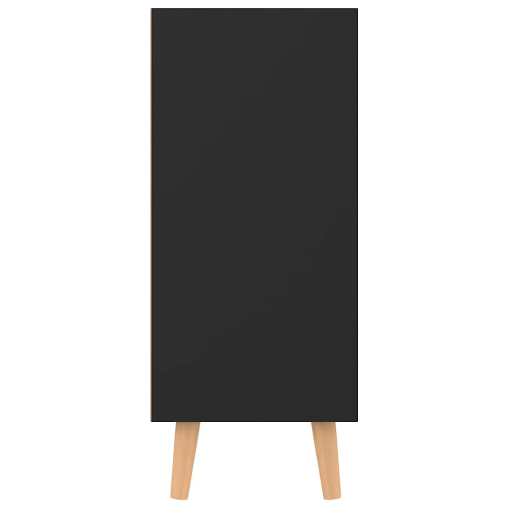 Sideboard Schwarz 90x30x72 cm Holzwerkstoff