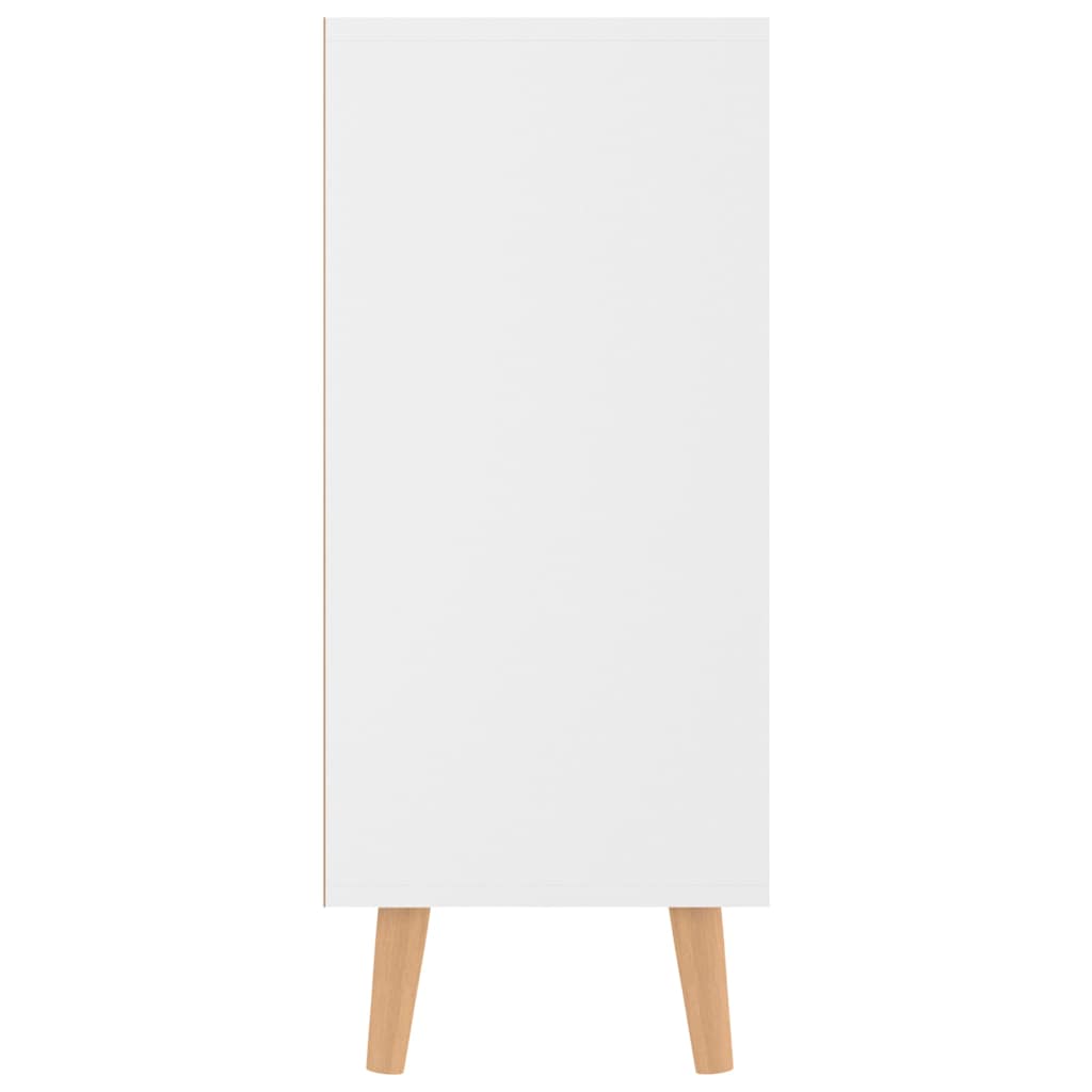 Sideboard Hochglanz-Weiß 90x30x72 cm Holzwerkstoff