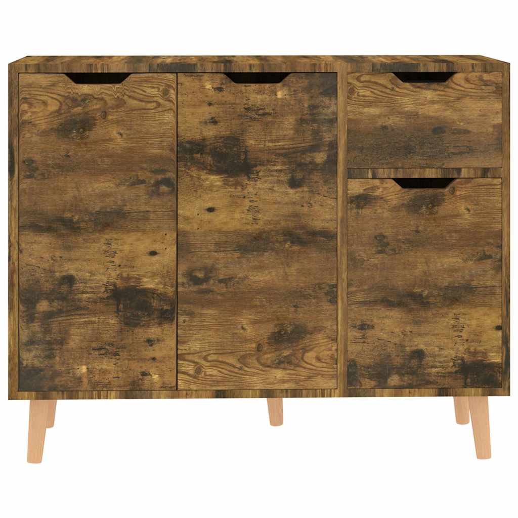 Sideboard Räuchereiche 90x30x72 cm Holzwerkstoff