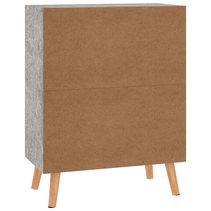 Sideboard Betongrau 60x30x72 cm Holzwerkstoff
