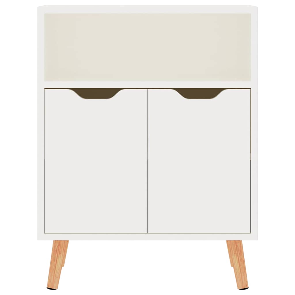 Sideboard Hochglanz-Weiß 60x30x72 cm Holzwerkstoff