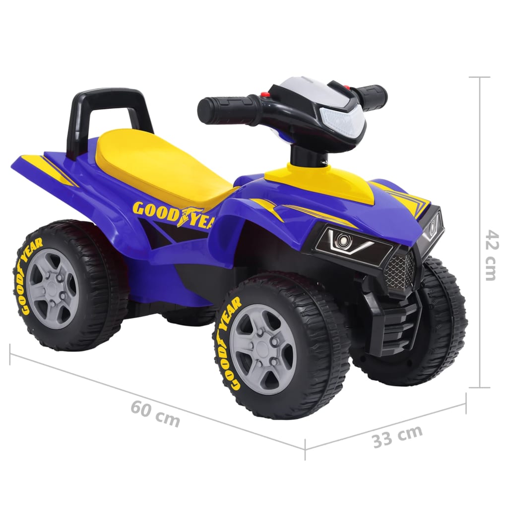 Quad porteur pour enfants Good Year Bleu