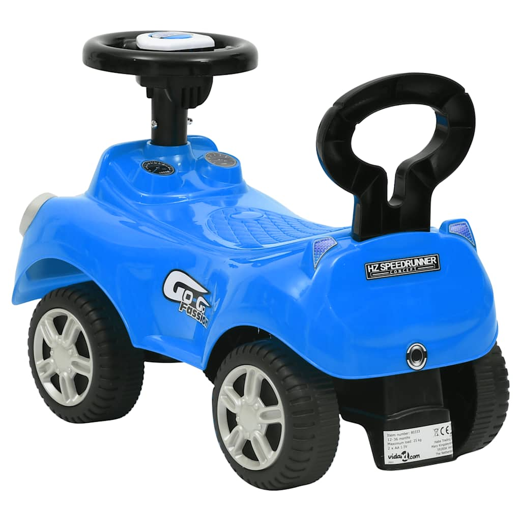 Voiture bleue pour enfants