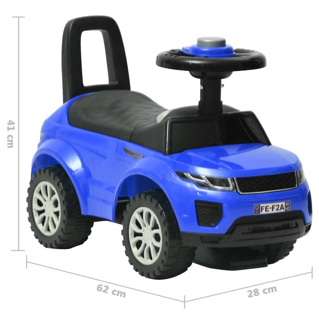 Voiture bleue pour enfants